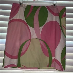 Pink and Green Skirt